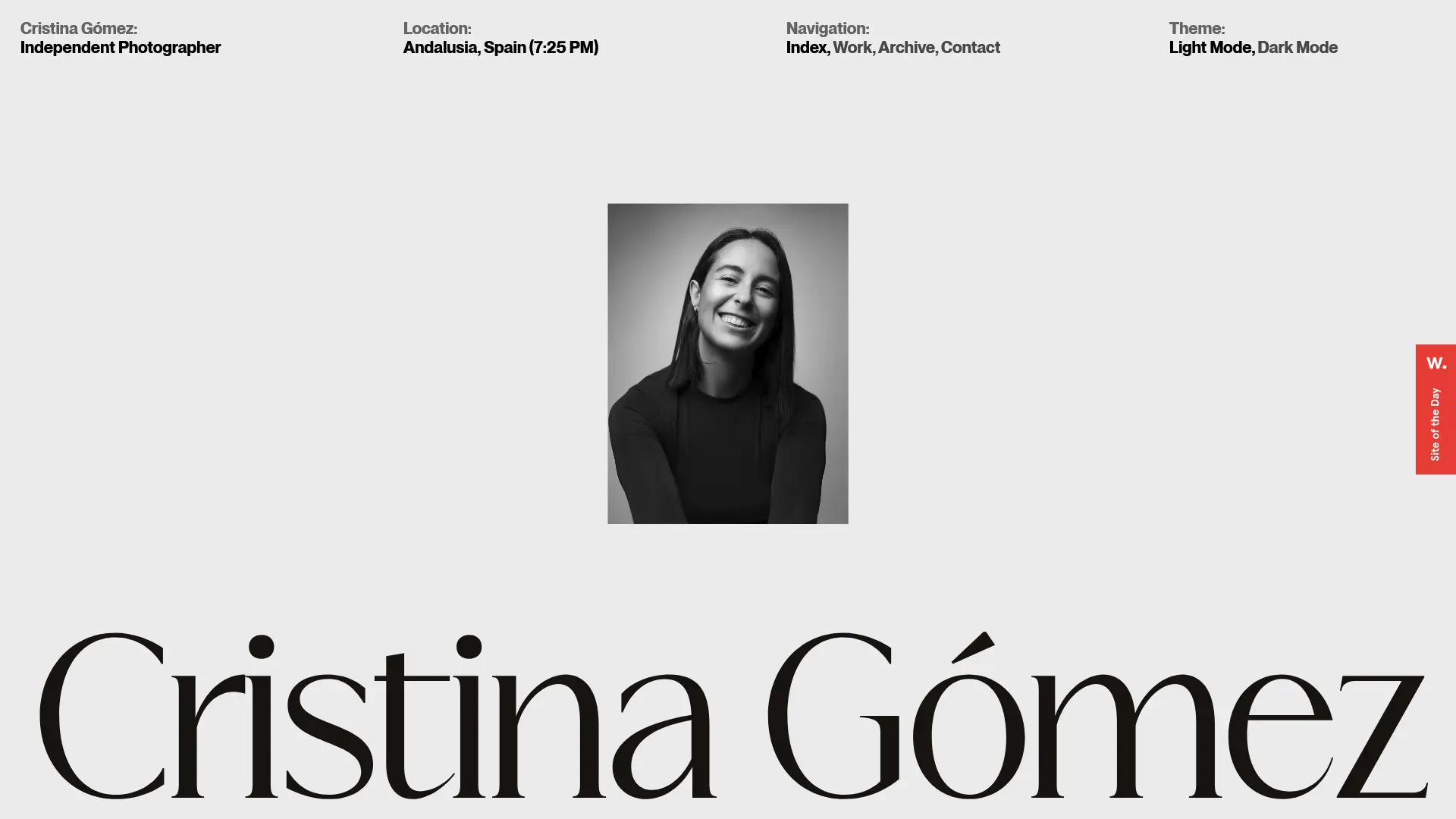 Cristina Gómez portfolio