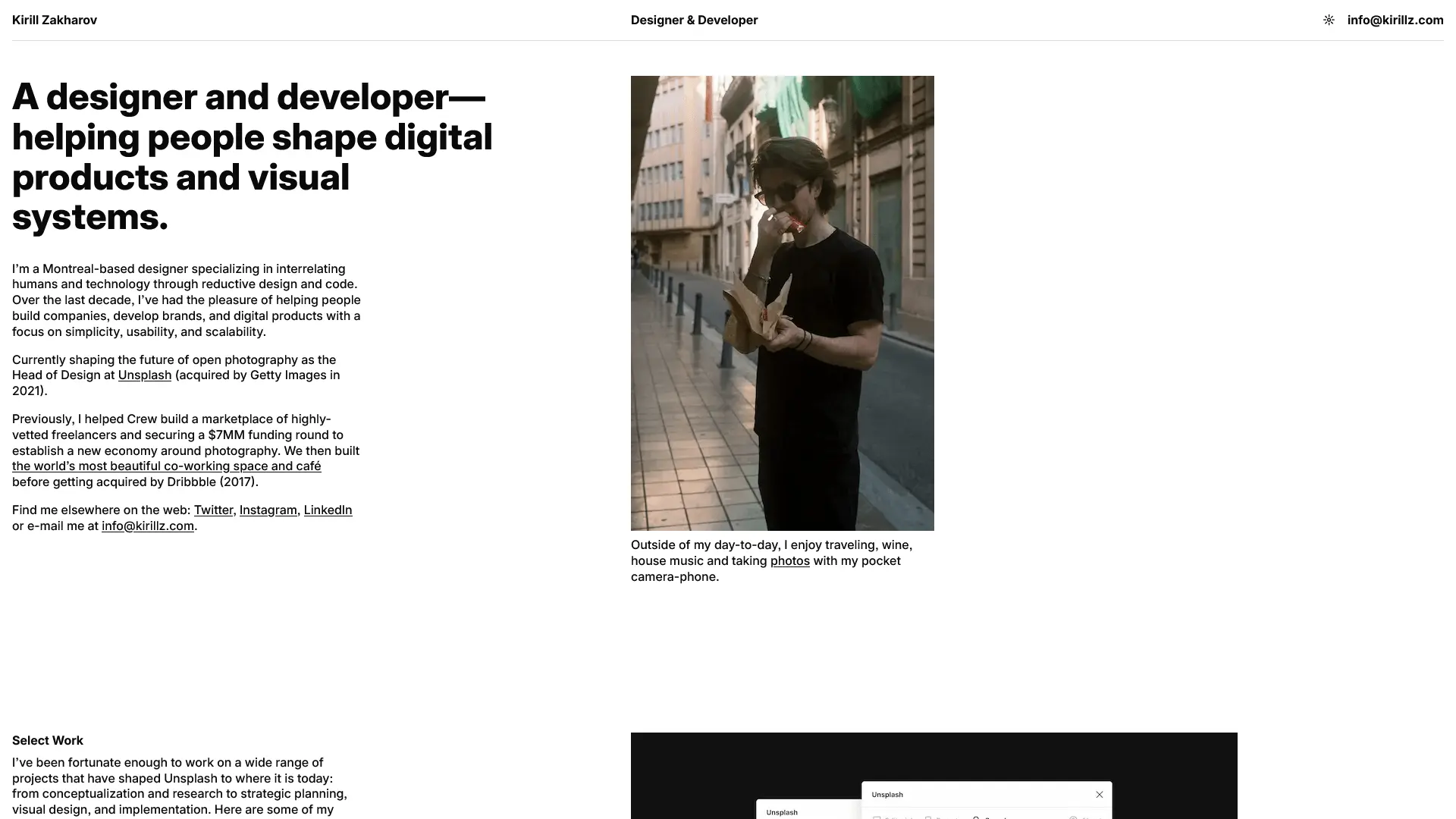 Kirill Zakharov portfolio