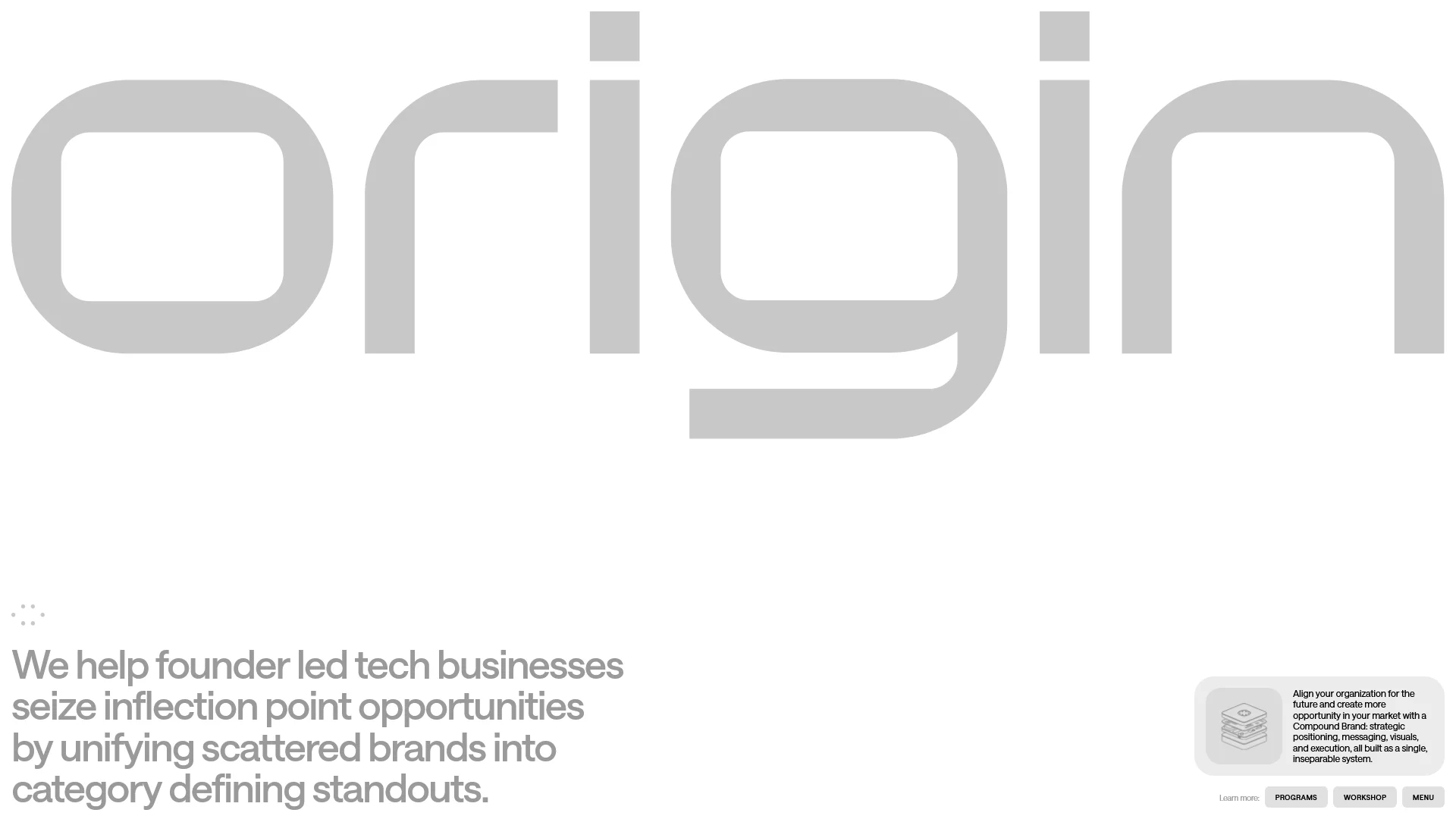 Origin portfolio