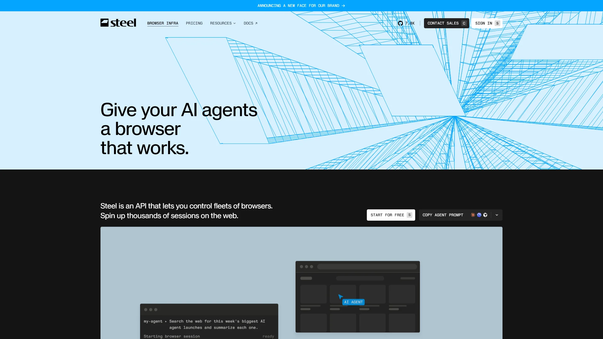 Steel website